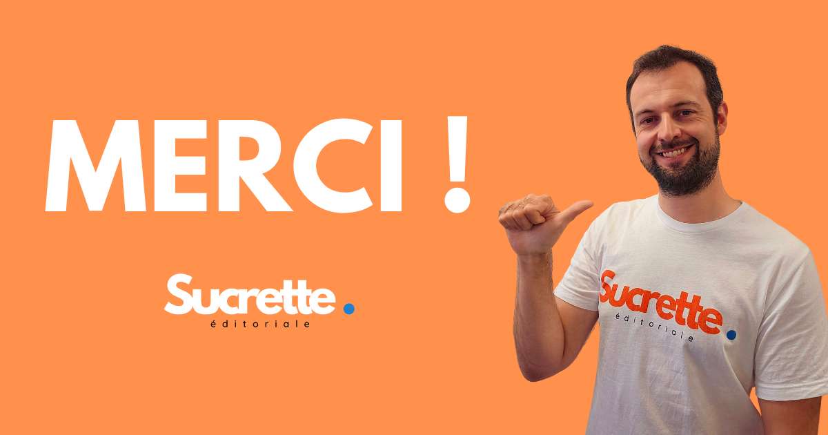 Merci - Formulaire de Contact - Sucrette éditoriale - Copywriter et Rédacteur Web