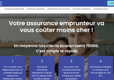 Helix assurance - Mission de copywriter sur le site Internet.