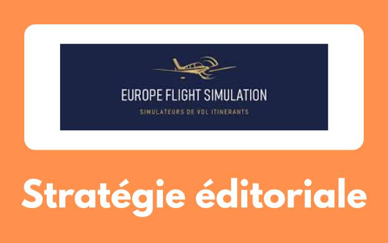 Projet - Europe Flight Simulation - Stratégie éditoriale